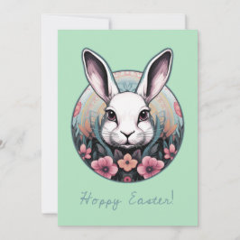 Hoppy Easter Bunny Holiday Kaart