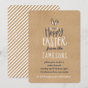 HOPPY EASTER BUNNY KAART