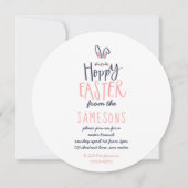 HOPPY EASTER BUNNY KAART (Voorkant)