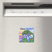 Hoppy Easter Bunny Magnet (Insitu (Vaatwasser))