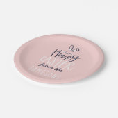 HOPPY EASTER BUNNY PAPIEREN BORDJE (Gekanteld)