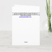 Hoppy Easter Bunny Wenskaart Feestdagen Kaart (Achterkant)