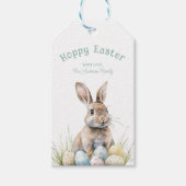Hoppy Easter Cadeaulabel (Voorkant)