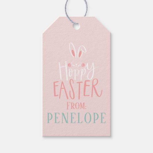 HOPPY EASTER CADEAULABEL (Voorkant)