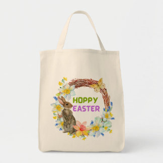 Hoppy Easter Canvas tas