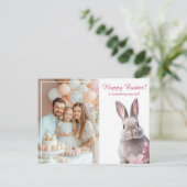  🐇Hoppy Easter Charm Feestdagenkaart (Staand voorkant)