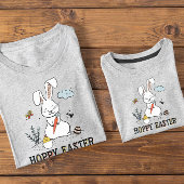 Hoppy Easter Cute Doodle Bunny T-Shirt