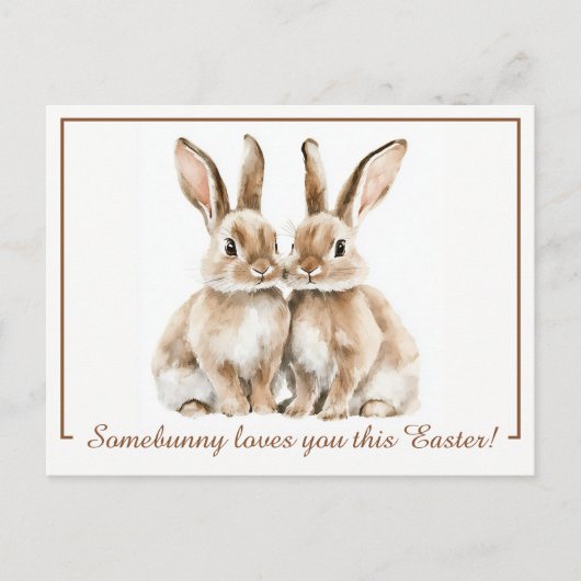  🐇Hoppy Easter Delight Feestdagenkaart (Voorkant)