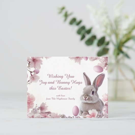  🐇Hoppy Easter Delight Feestdagenkaart (Staand voorkant)