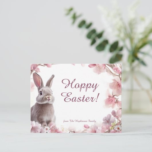  🐇Hoppy Easter Delight Feestdagenkaart (Staand voorkant)