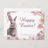  🐇Hoppy Easter Delight Feestdagenkaart (Voorkant / Achterkant)