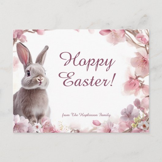  🐇Hoppy Easter Delight Feestdagenkaart (Voorkant)