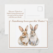  🐇Hoppy Easter Delight Feestdagenkaart (Voorkant / Achterkant)