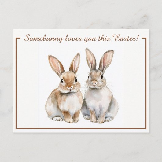  🐇Hoppy Easter Delight Feestdagenkaart (Voorkant)