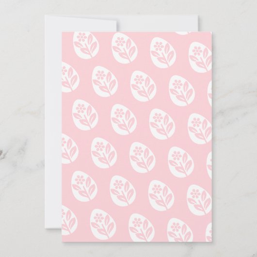 Hoppy Easter Egg Hunt Schattige Bunny Chicks Lamb Kaart (Achterkant)