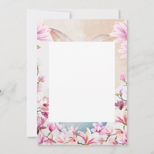 Hoppy Easter egg with photo Kaart (Achterkant)