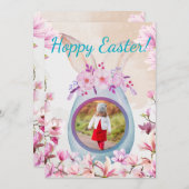 Hoppy Easter egg with photo Kaart (Voorkant / Achterkant)