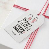 Hoppy Easter Every Bunny Custom Name Cadeaulabel