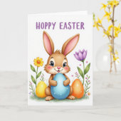 Hoppy Easter Friend Card Kaart (Gele Bloem)