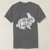 Hoppy Easter Funny Easter Bunny Rabbit T-shirt (Design voorkant)