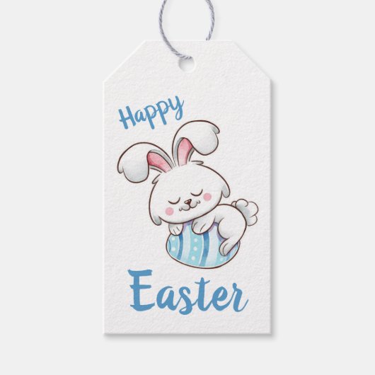 Hoppy Easter Gift Accessoires Cadeaulabel (Voorkant)