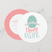 HOPPY EASTER KAART (Voorkant / Achterkant)