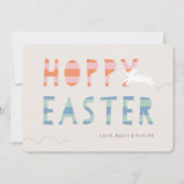 Hoppy Easter Kaart - Bubblegum (Voorkant)