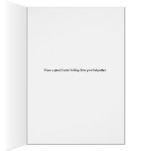 Hoppy Easter Kaart uit Babysitter (Binnen (Rechts))