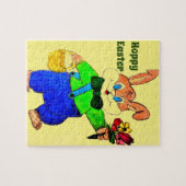 HOPPY EASTER MARCHTING EASTER BUNNY LEGPUZZEL (Horizontaal)