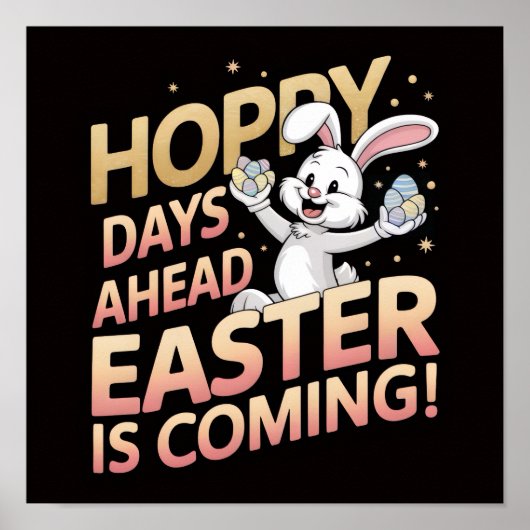 Hoppy Easter Poster (Voorkant)