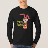 Hoppy Easter Rabbit Egg Hunt Bunny Spring Easter E T-shirt (Voorkant)