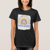 Hoppy easter  rainbow easter easters day easter bu t-shirt (Voorkant)