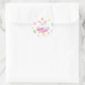 Hoppy Easter Ronde Sticker (Tas)