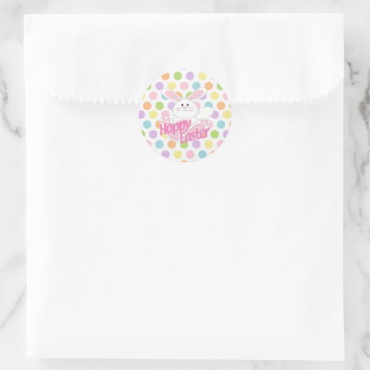 Hoppy Easter Ronde Sticker (Tas)