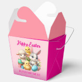 Hoppy Easter Schattige Bunny Chicks Lamb Schildere Bedankdoosjes (Open)