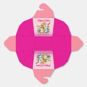 Hoppy Easter Schattige Bunny Chicks Lamb Schildere Bedankdoosjes (Ongevouwen)