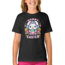 Hoppy Easter – Schattige konijn met kleurrijk ei