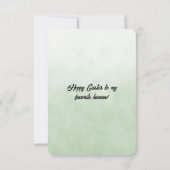 Hoppy Easter Son Bunny Head Notitiekaartje (Achterkant)