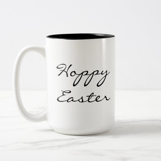 Hoppy Easter Tweekleurige Koffiemok (Links)