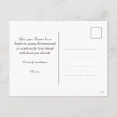  🐇Hoppy Easter Wishes Feestdagenkaart (Achterkant)