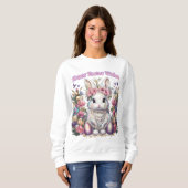 Hoppy Easter Wishes sweatshirt (Voorkant volledig)