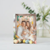  🐇Hoppy Easter Wonderland Feestdagenkaart (Staand voorkant)