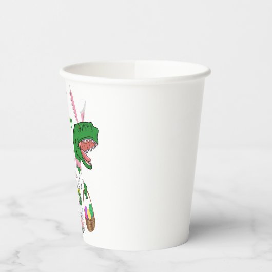 Hoppy Eastrawr Bunny Dinosaur Paper cup Papieren Bekers (Links)
