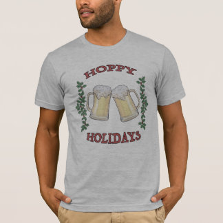 Hoppy Feestdagen Beer Mannen Tee Shirt