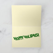 Hoppy Feestdagen Cartoon Kikkers Santa Hats Bells (Binnen)