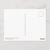 Hoppy Feestdagen Cute Cartoon kerstkikkers Briefkaart (Achterkant)