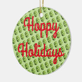 Hoppy Feestdagen Keramisch Ornament (Links)