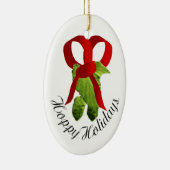 Hoppy Feestdagen Keramisch Ornament (Rechts)