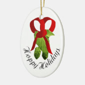 Hoppy Feestdagen Keramisch Ornament (Links)