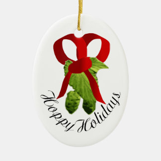 Hoppy Feestdagen Keramisch Ornament